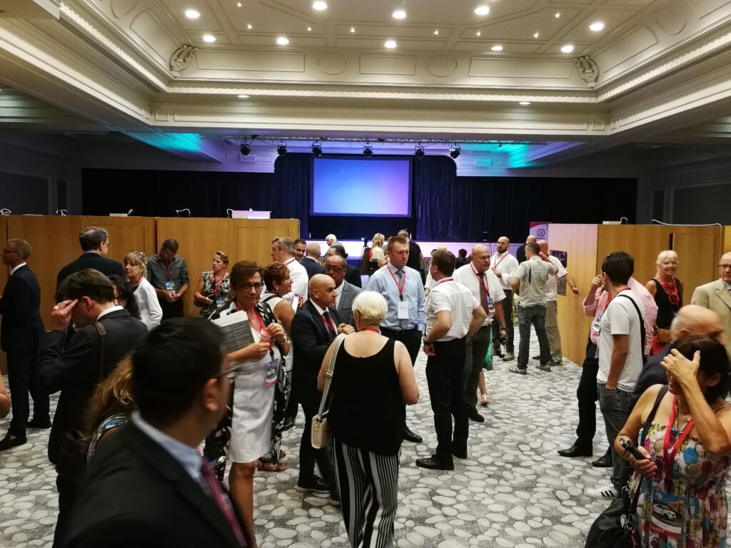 International Conference Room with Simultaneous Translation Technical Service